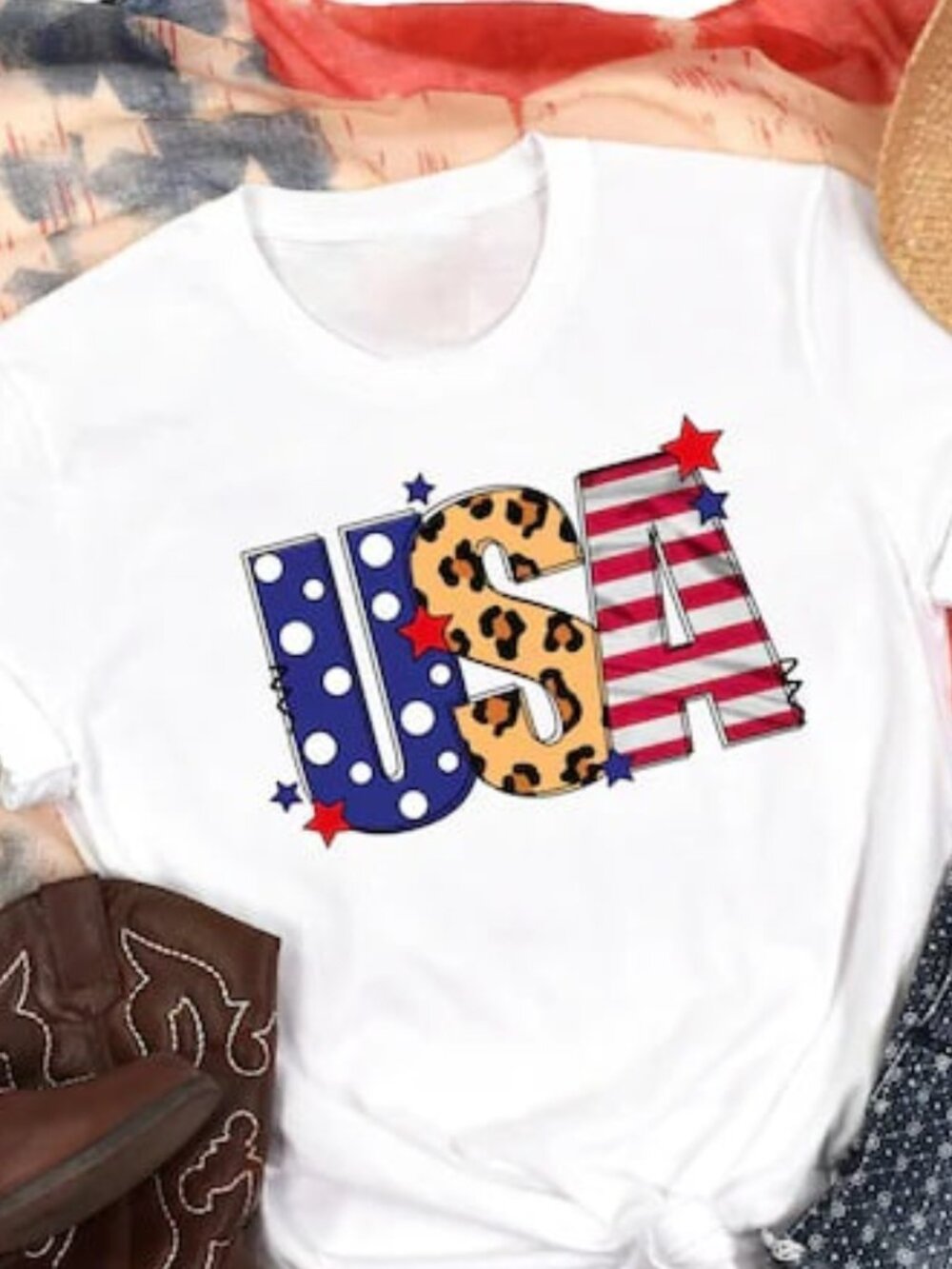 Retro USA 250th T-shirt, 4th of July Shirt, Independence Tee Gift
